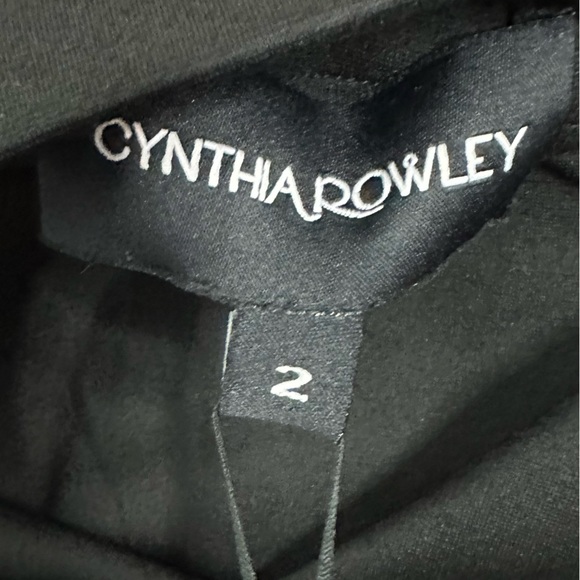 NWT Cynthia Rowley Gabrielle Strapless Fringe Dress Size 2 US Black - Picture 6 of 9